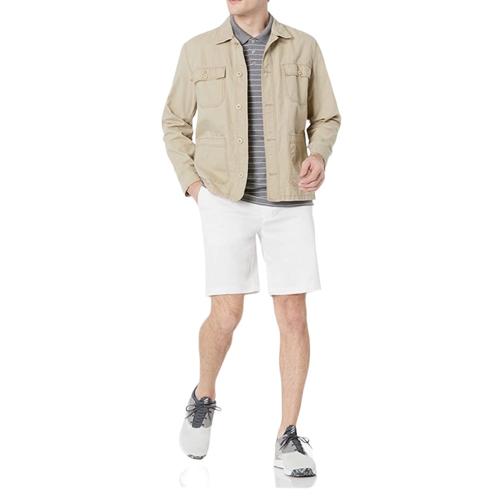 NWT Amazon Essentials Men's Classic-Fit Stretch Golf Shorts